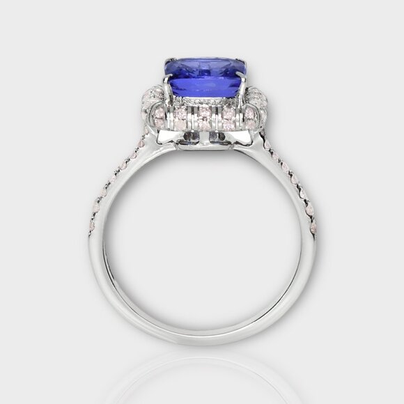Tanzanite Engagement Ring - Picture 7 of 8